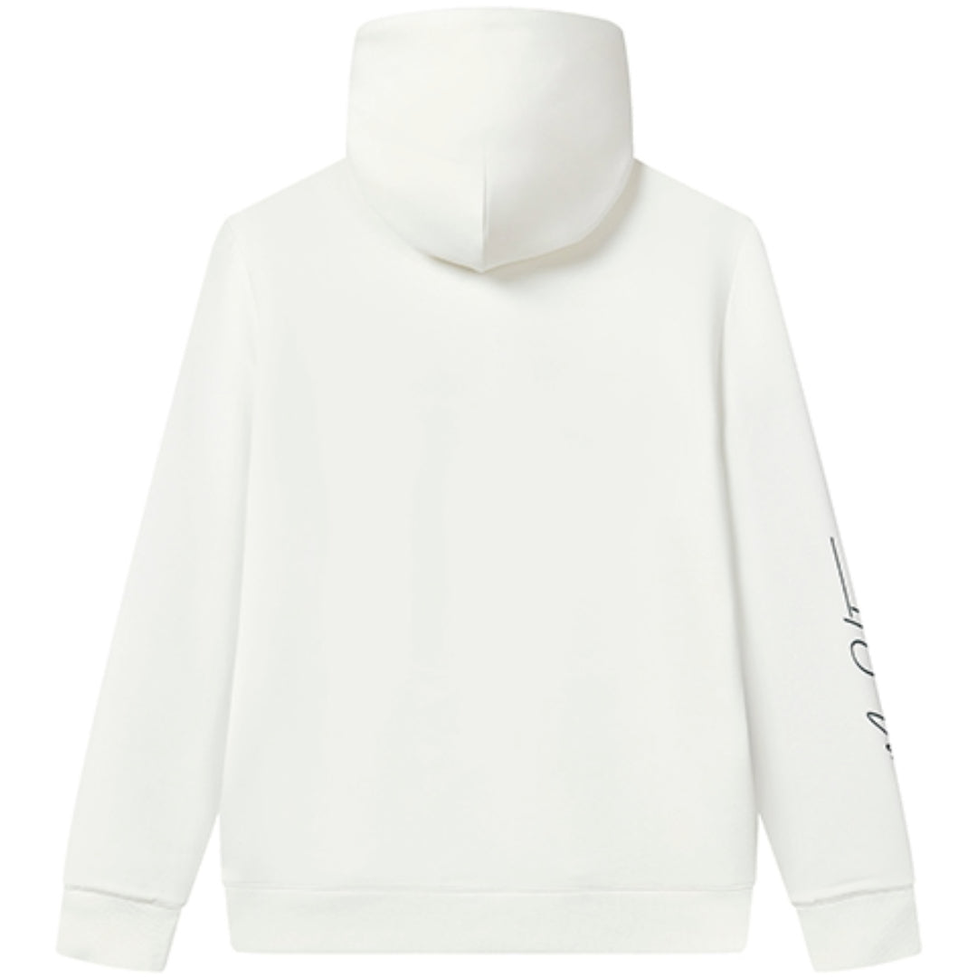 FILA Logo Graphic Hoodie 'White Green' F11M319206F-WT