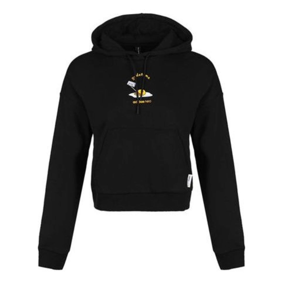 (WMNS) adidas Neo x Gudetama Casual Sport Hoodie 'Black' GU8164