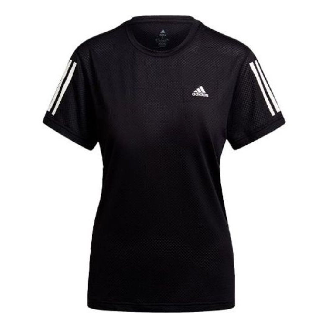 (WMNS) adidas Own the Run Cooler T-Shirt 'Black' H59273