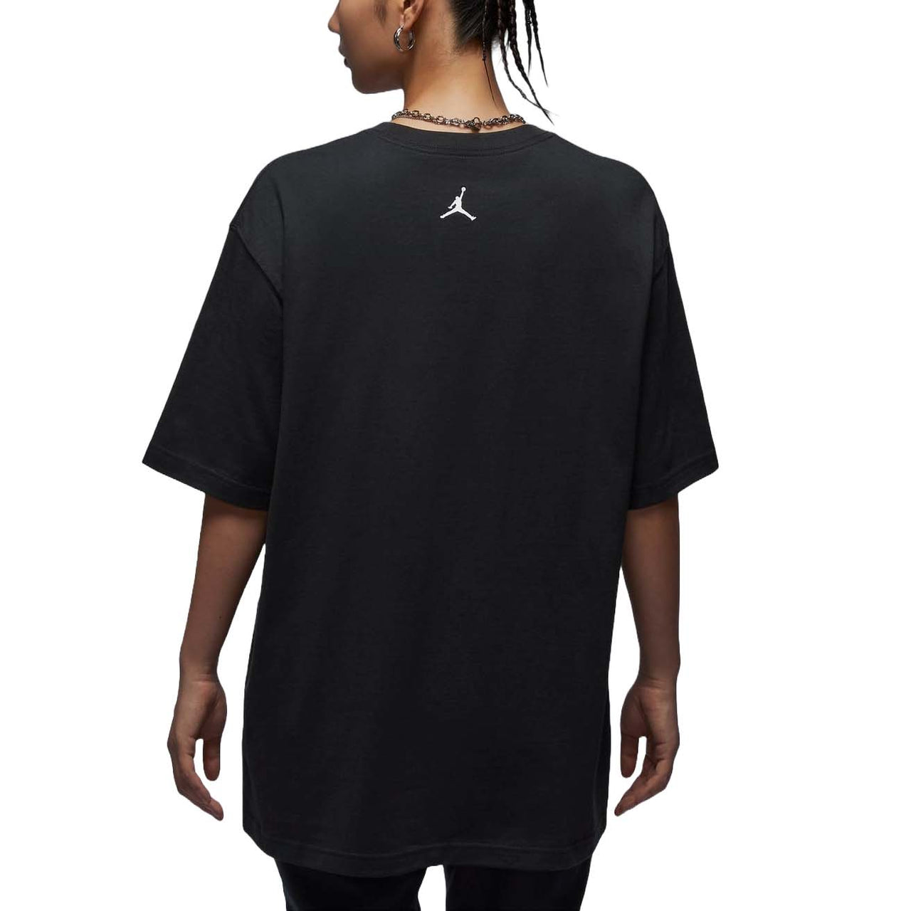 (WMNS) Air Jordan Oversized Graphic T-Shirt Asia Sizing 'Off Noir' FV7120-045