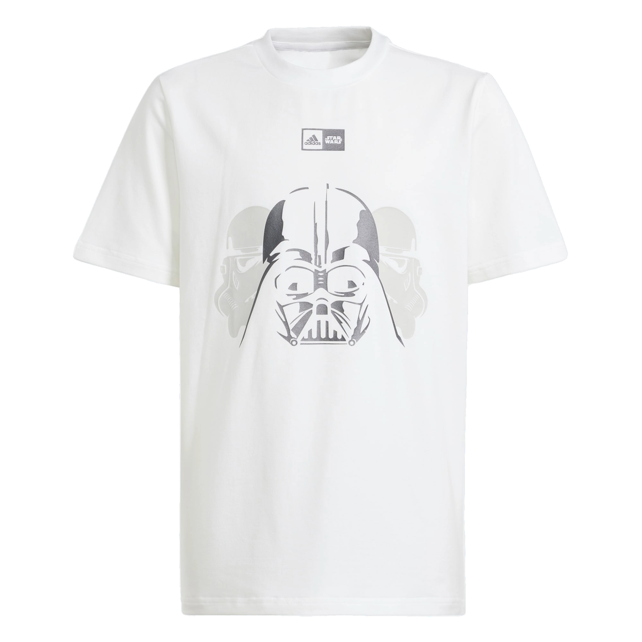 (GS) adidas x Star Wars Graphic T-Shirt 'White Black' IS4566