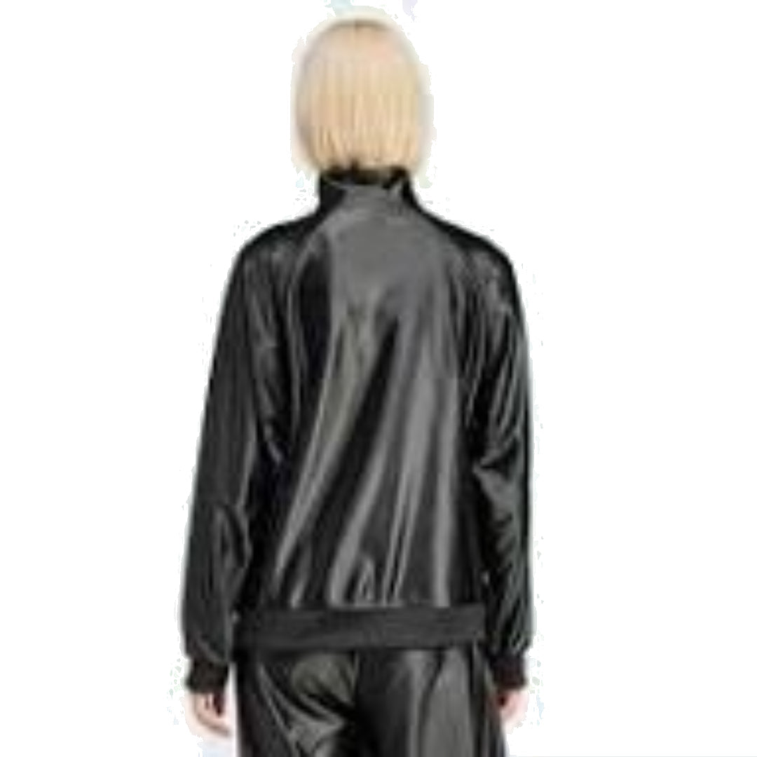 (WMNS) adidas Embellished 3-Stripes Track Top Asia Sizing 'Black' IT9664