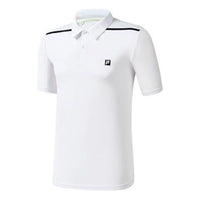 FILA Athletics Logo Tennis Polo Shirt 'White' A11M223113F-WT