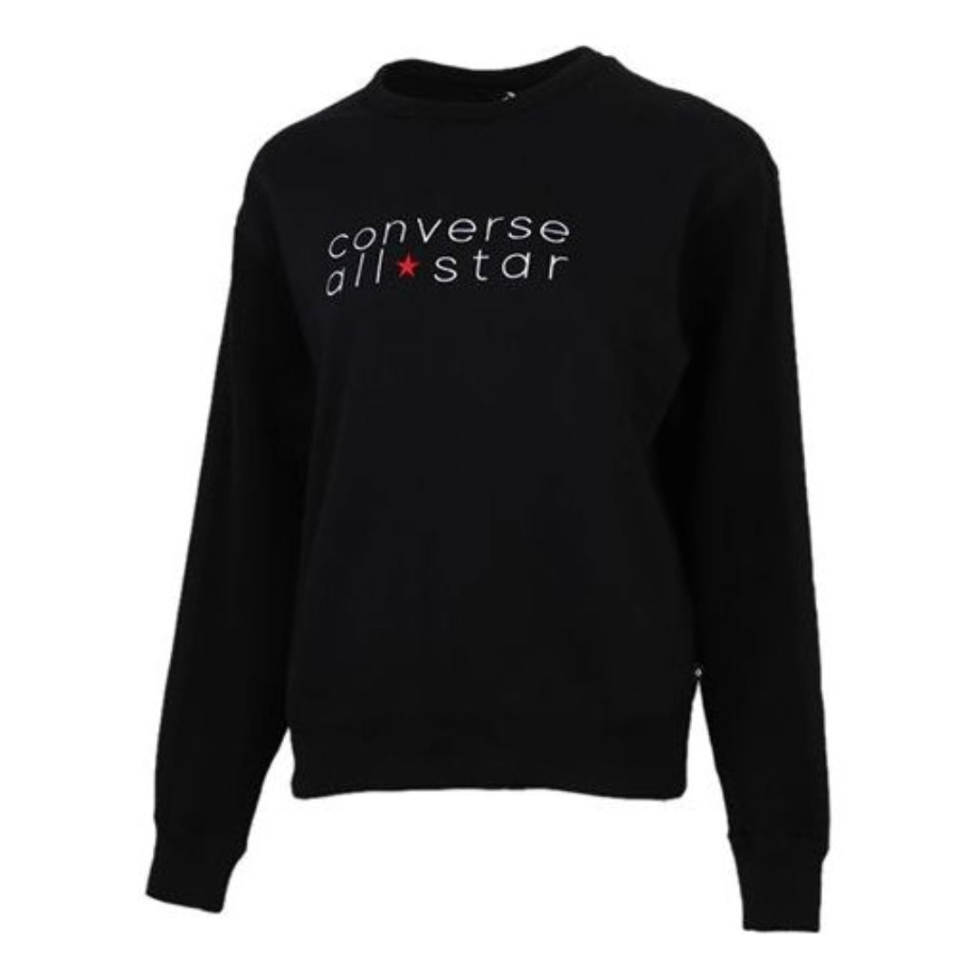 (WMNS) Converse All Star Sweater 'Black' 10019801-A01