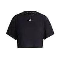 (WMNS) adidas Studio T-Shirt Asia Sizing 'Black' HN5549