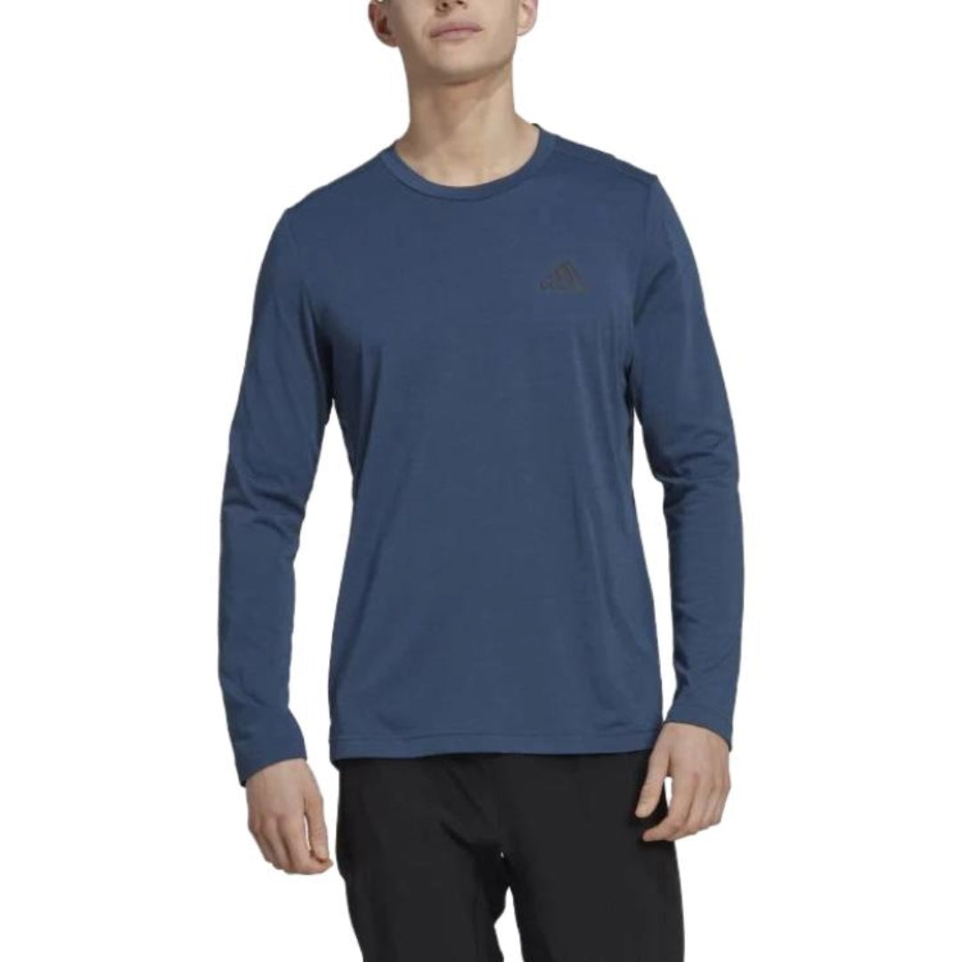 adidas Aeroready Designed 2 Move Feelready Sport Long Sleeve T-Shirt Asia Sizing 'Teal' HM4785