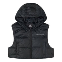 (WMNS) Converse Convertible Long Down Jacket 'Black' 10021982-A02