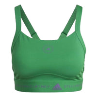 (WMNS) adidas By Stella McCartney Truepurpose Medium Support Bra Asia Sizing 'Green' HI6166