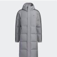 adidas Long Down Jacket Asia Sizing 'Grey' IT8715