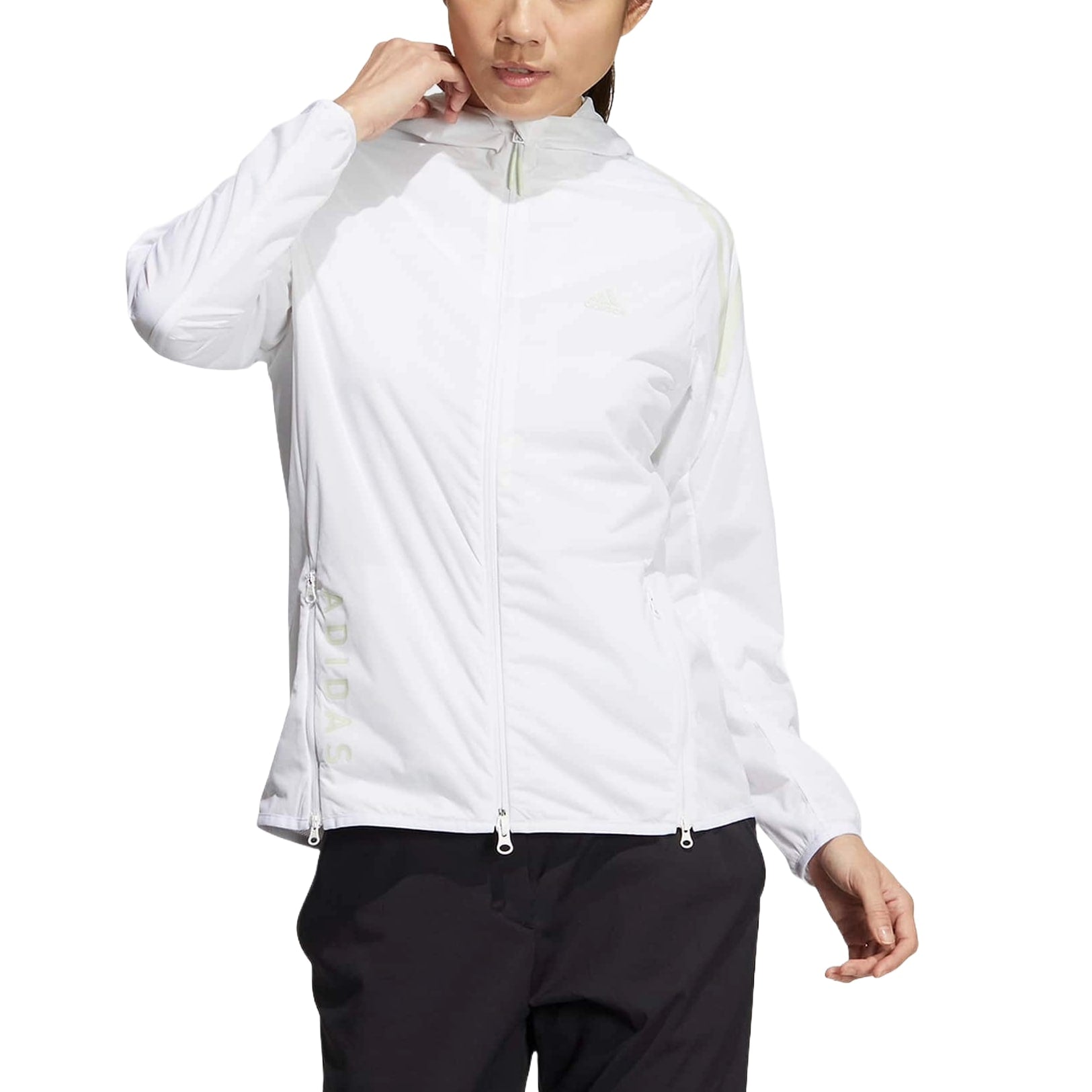 (WMNS) adidas Long-Sleeve Wind.Rdy 3-Stripes Jacket Asia Sizing 'White' HG8257