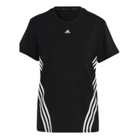 (WMNS) adidas Trainicons 3-Stripes T-Shirt 'Black White' HK6975