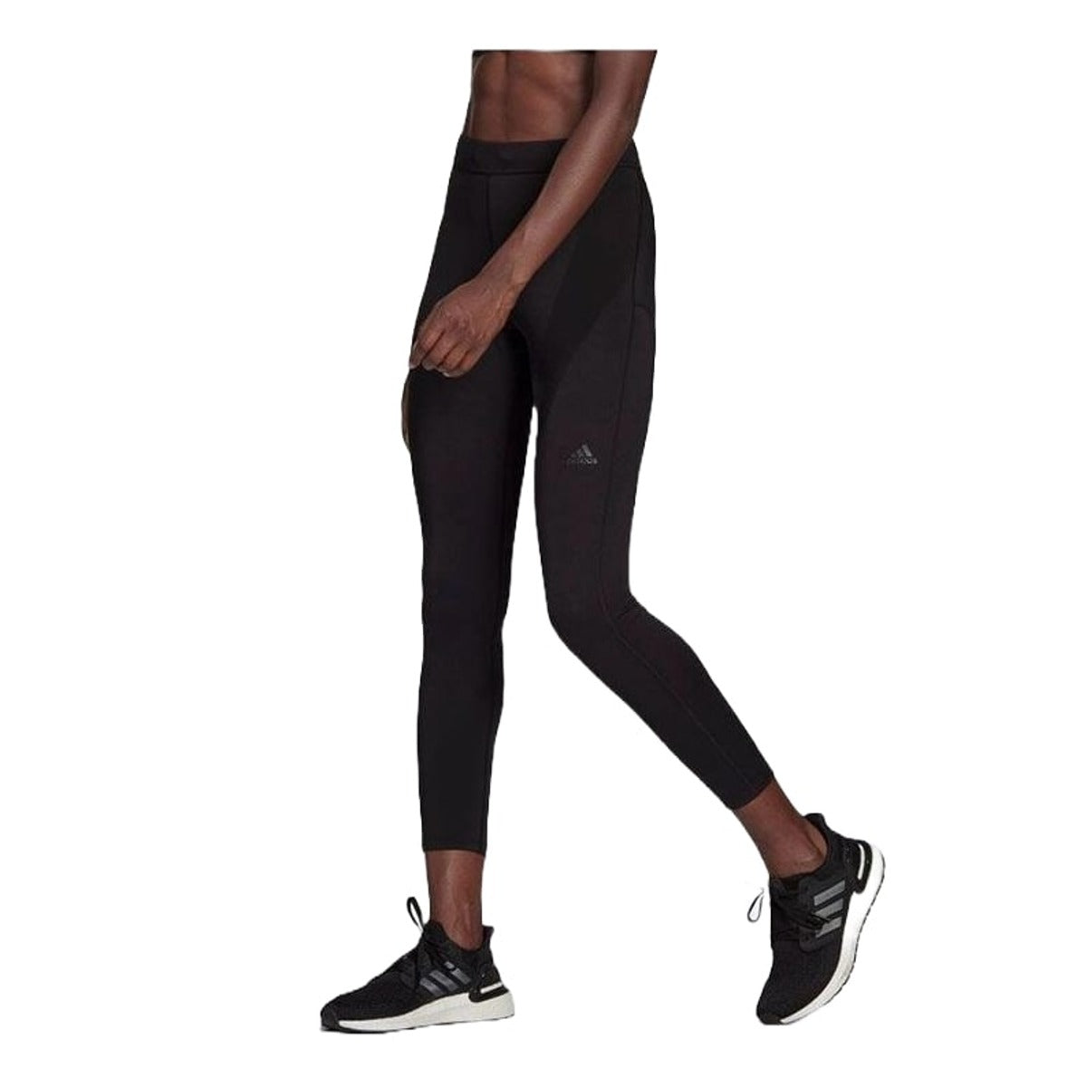 (WMNS) adidas Run Icons 7/8 Running Leggings Asia Sizing 'Black' HA9937