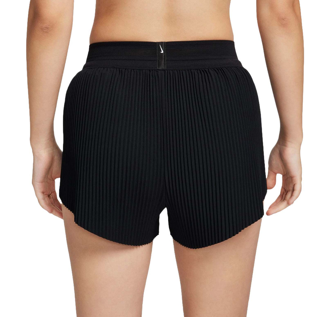 (WMNS) Nike AeroSwift Dri-FIT ADV Mid-Rise Brief-Lined 8cm Shorts Asia Sizing 'Black White' FN2329-010