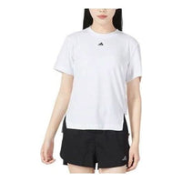 (WMNS) adidas D2T T-Shirt Asia Sizing 'White' HS8108