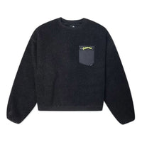 (WMNS) Converse Loose Short Sweater 'Black' 10020289-A02