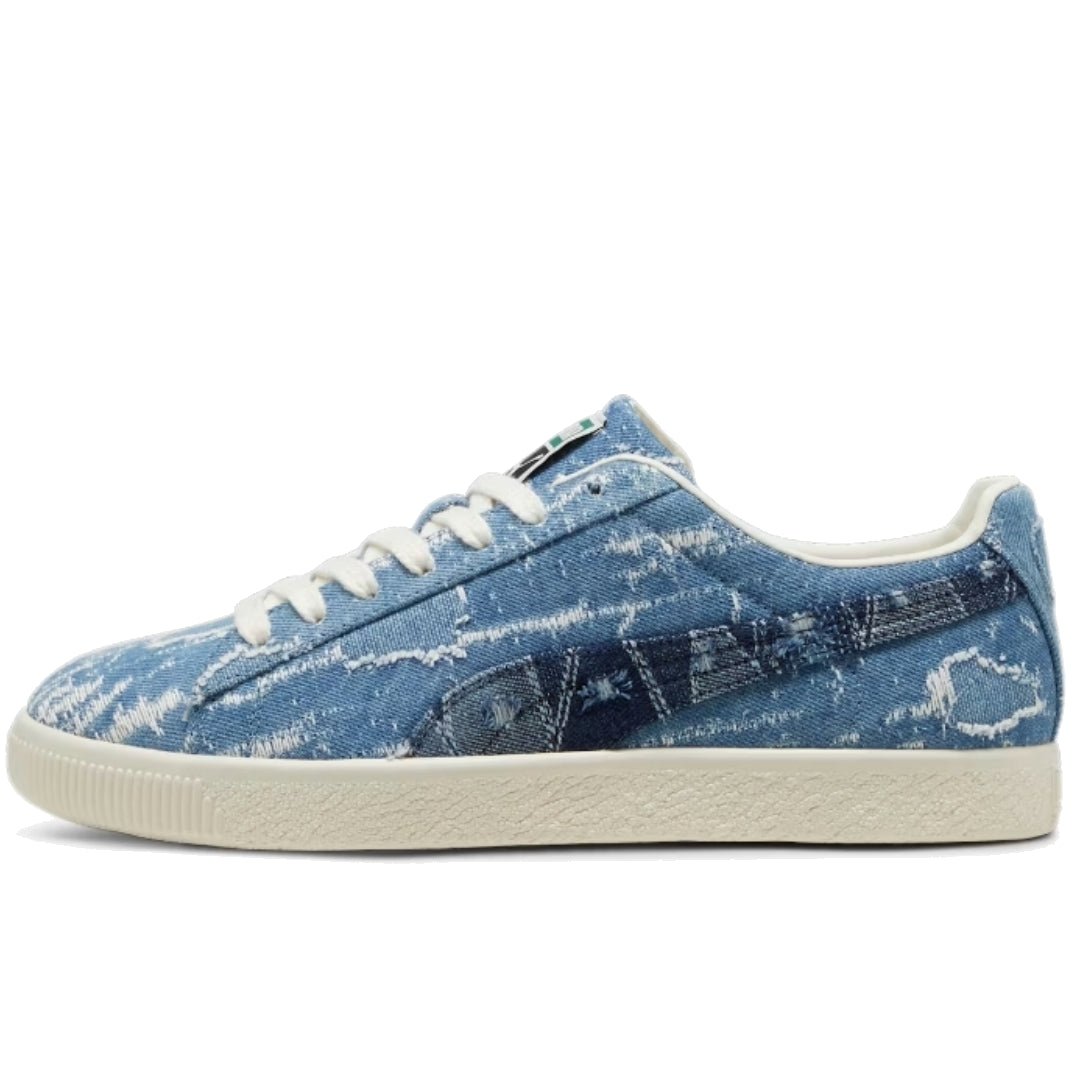 PUMA Clyde Denim 'Teal White' 399655-01