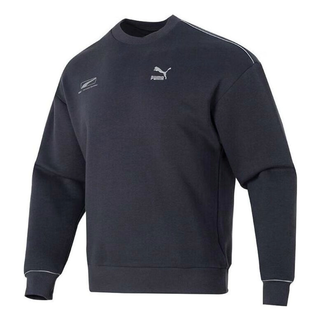 PUMA Casual Logo Printed Sweater 'Navy' 625075-17