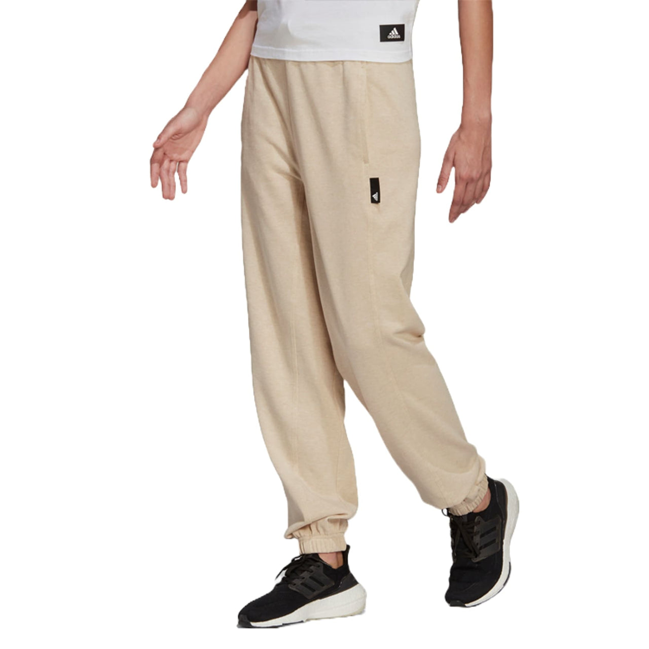 (WMNS) adidas Sportswear Studio Lounge Summer Pants 'Botanic Beige Mel' HE3090