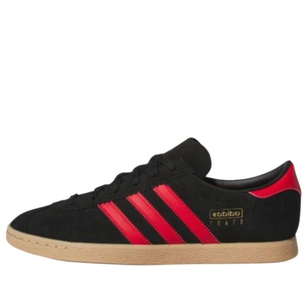 adidas originals Stadt Shoes 'Black Red' JI1885
