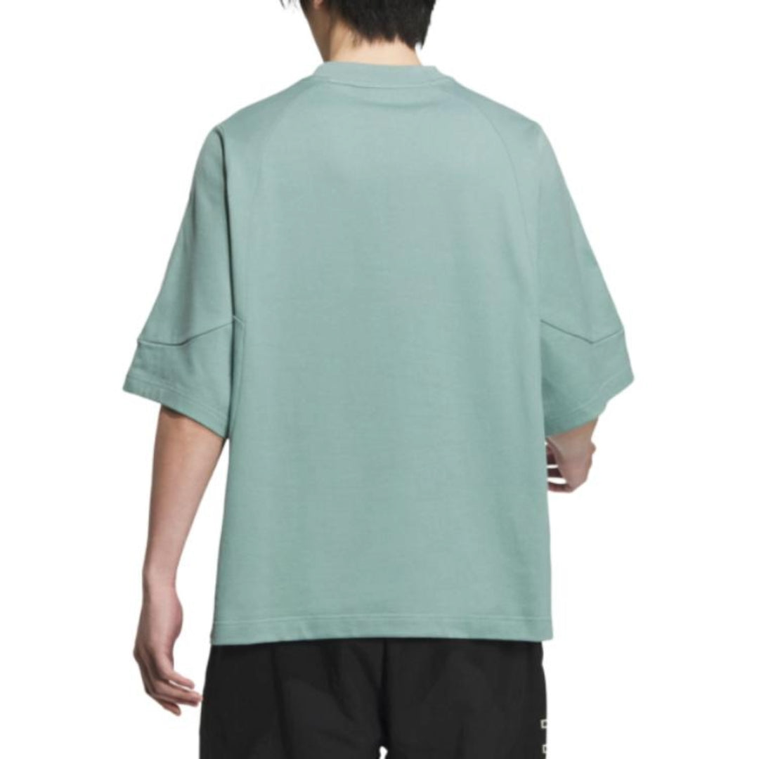 adidas Logo T-Shirt Asia Sizing 'Teal' JI6645