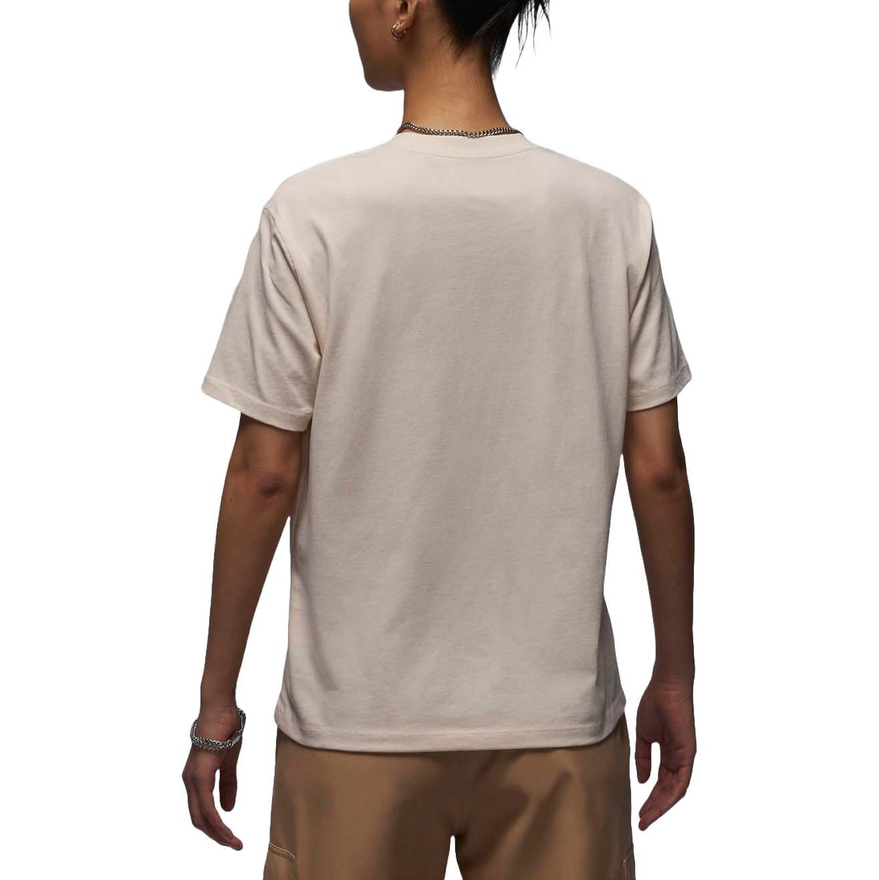 (WMNS) Air Jordan Graphic T-shirt Asia Sizing 'Light Tan' FV7135-203