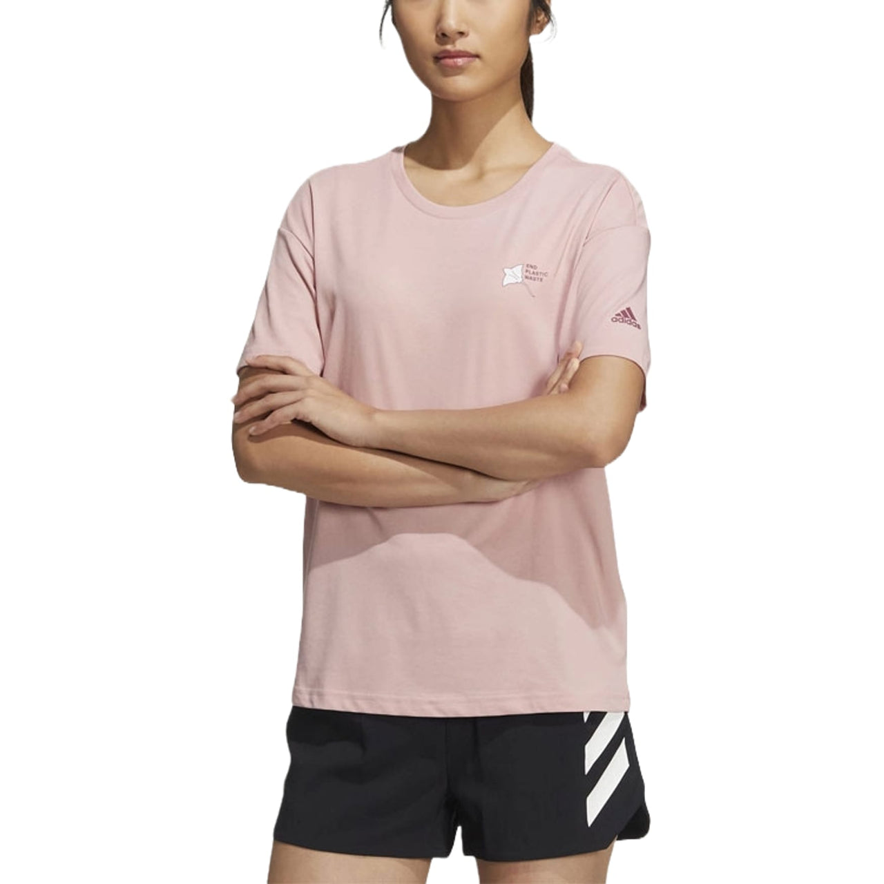 (WMNS) adidas Ocean Graphic Short Sleeve T-Shirt 'Pink' HE7340