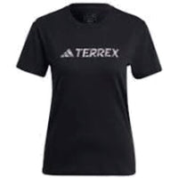 (WMNS) adidas Terrex Classic Logo T-Shirt Asia Sizing 'Black' HZ1392