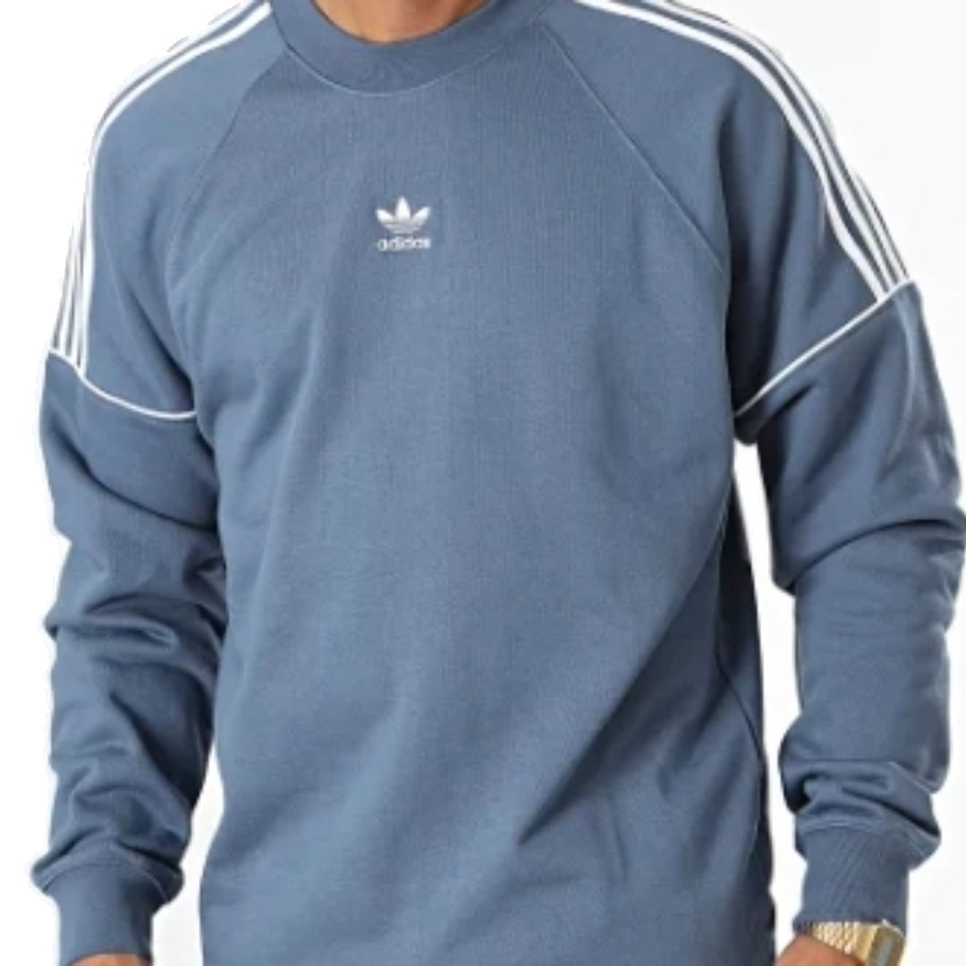 adidas Rekive Crew Sweatshirt 'Teal White' HK7345
