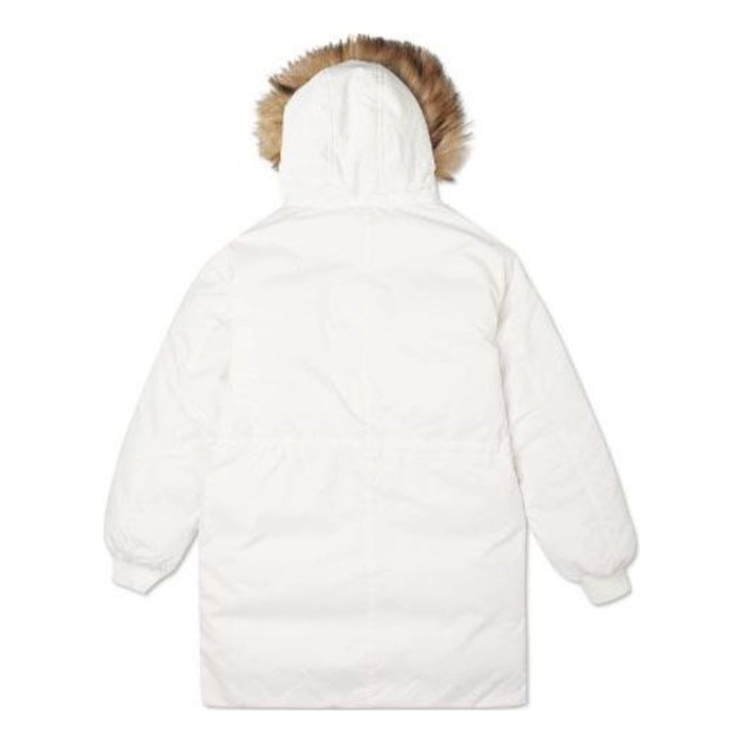 (WMNS) Converse Long Down Parka 'White' 10019430-A01
