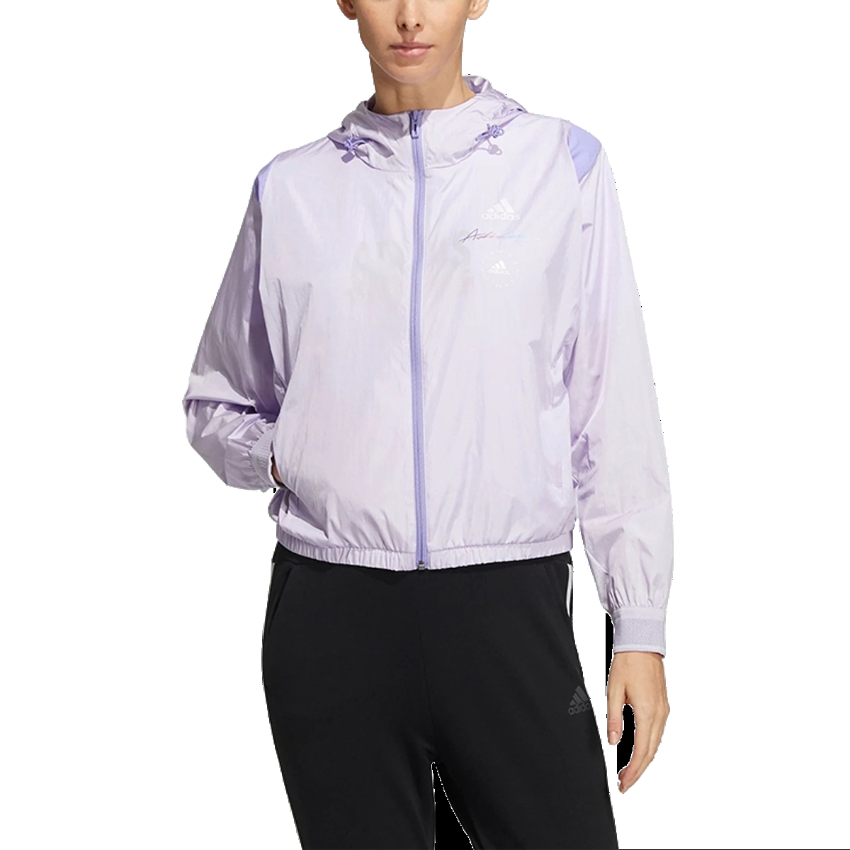 (WMNS) adidas UST Windbreaker 'Purple' HE9960