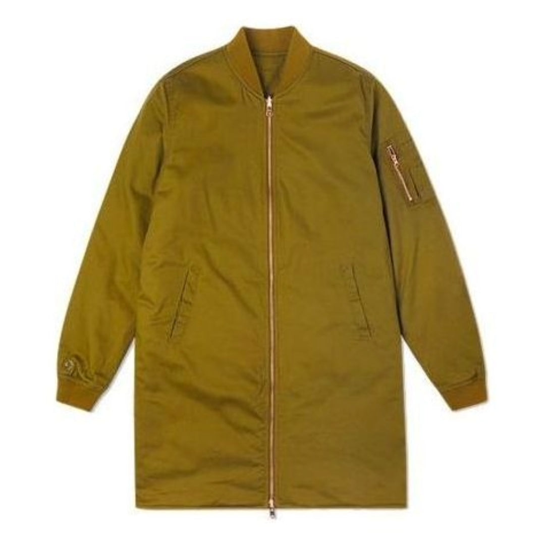 (WMNS) Converse Casual Coat 'Green' 10019431-A02