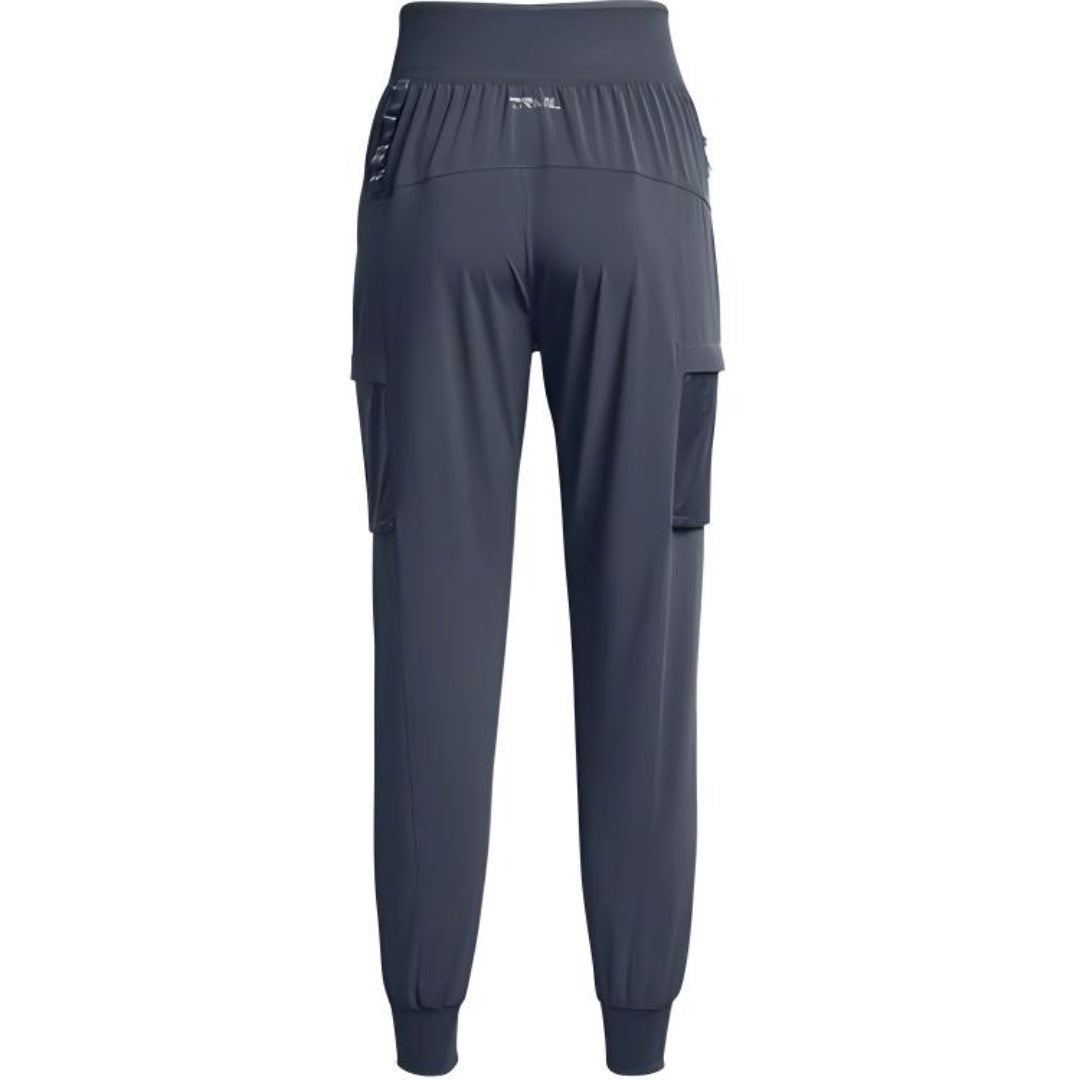 (WMNS) Under Armour Launch Trail Pants 'Teal' 1383359-044