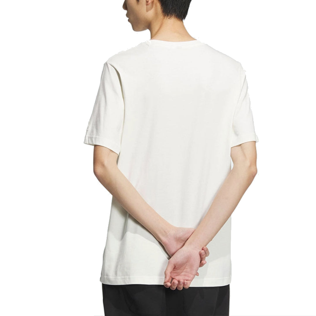 adidas China T-Shirt Asia Sizing 'White Tan' JI6840