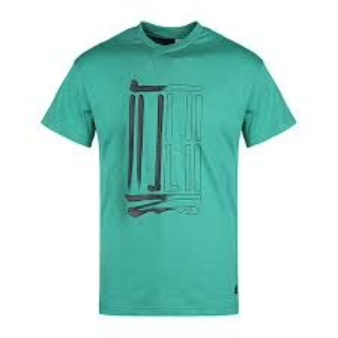 adidas Wuji Graphic T-Shirts 'Greren Black' CV6246