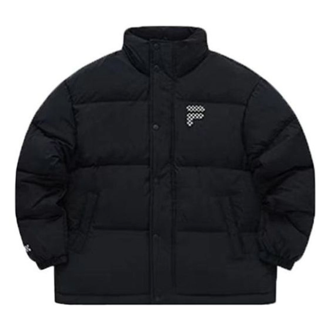 FILA FUSION Logo Printed Down Jacket 'Black' T11U343904F-BK