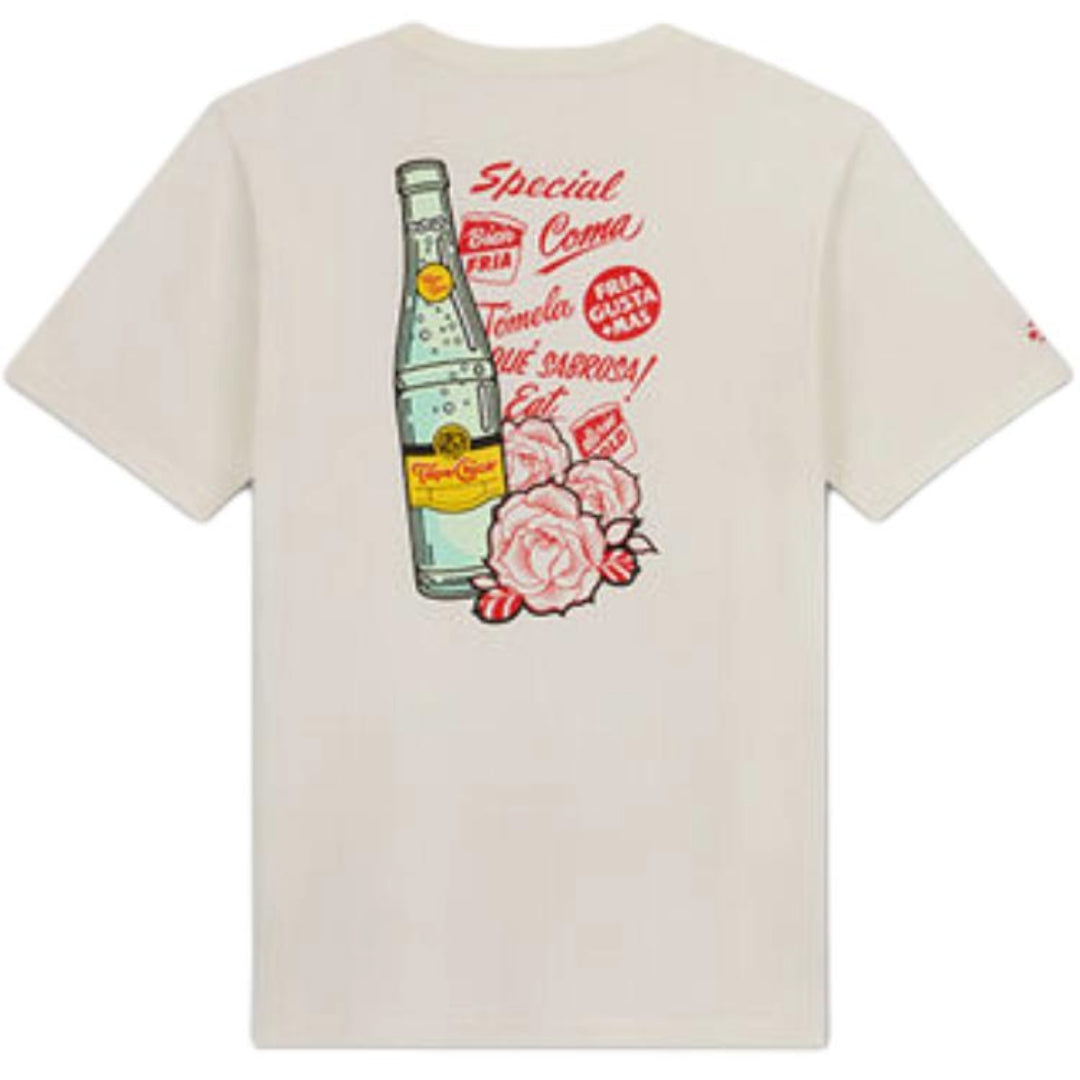 Converse x Topo Chico T-Shirt 'Beige Red' 10027205-A01