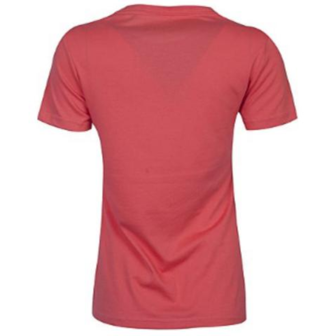 (WMNS) adidas Logo Casual T-Shirt Asia Sizing 'Red White' AI6167