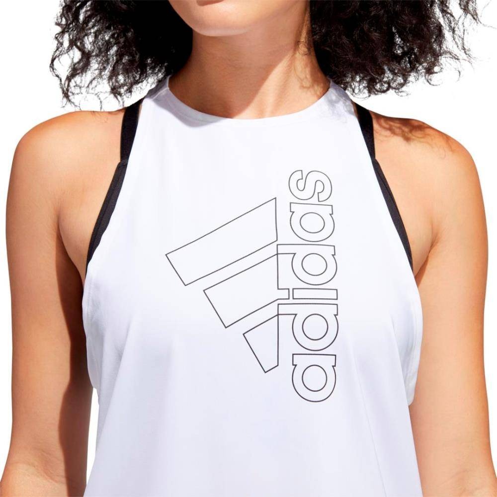 (WMNS) adidas Badge of Sport Tank Top Asia Sizing 'White' FQ1996