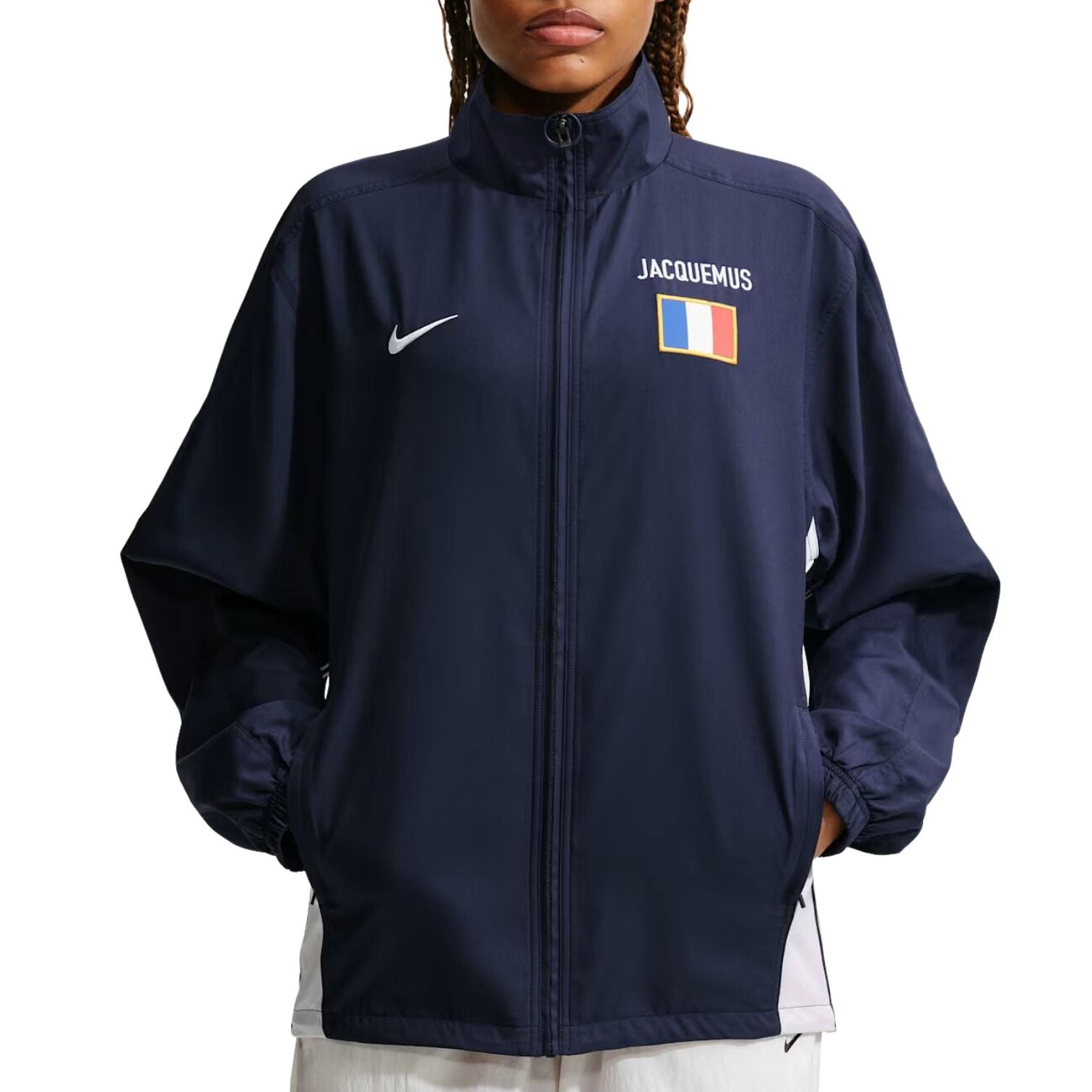 Nike x France x Jacquemus Cryoshot Reissue Tracksuit Jacket 'Navy' IQ3857-498