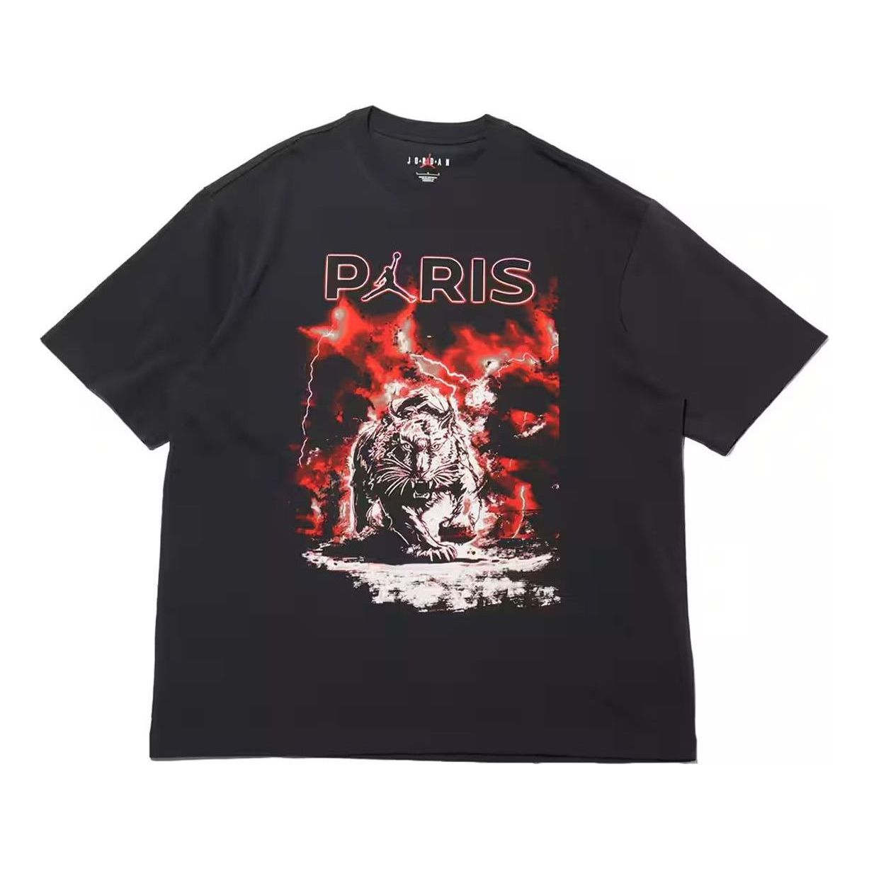 Air Jordan Paris Saint-Germain Graphic T-Shirt 'Off-Noir' FV7734-045