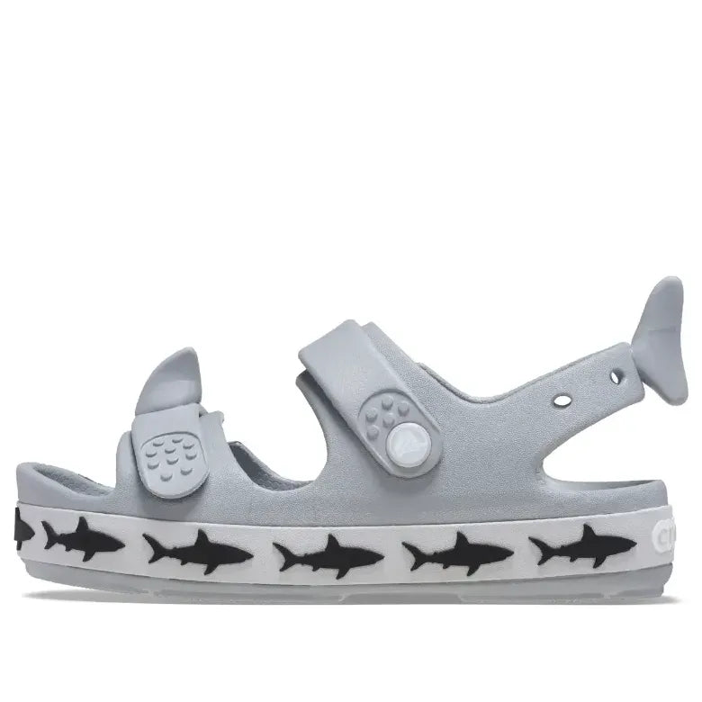 (GS) Crocs Crocband Cruiser Shark Sandals 'Grey' 210029-007