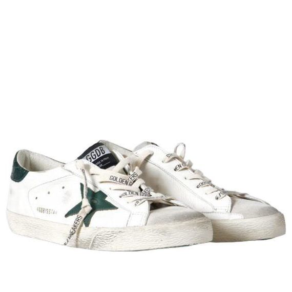 Golden Goose Super-Star ‘White Green’ GMF00101-F008113-10502