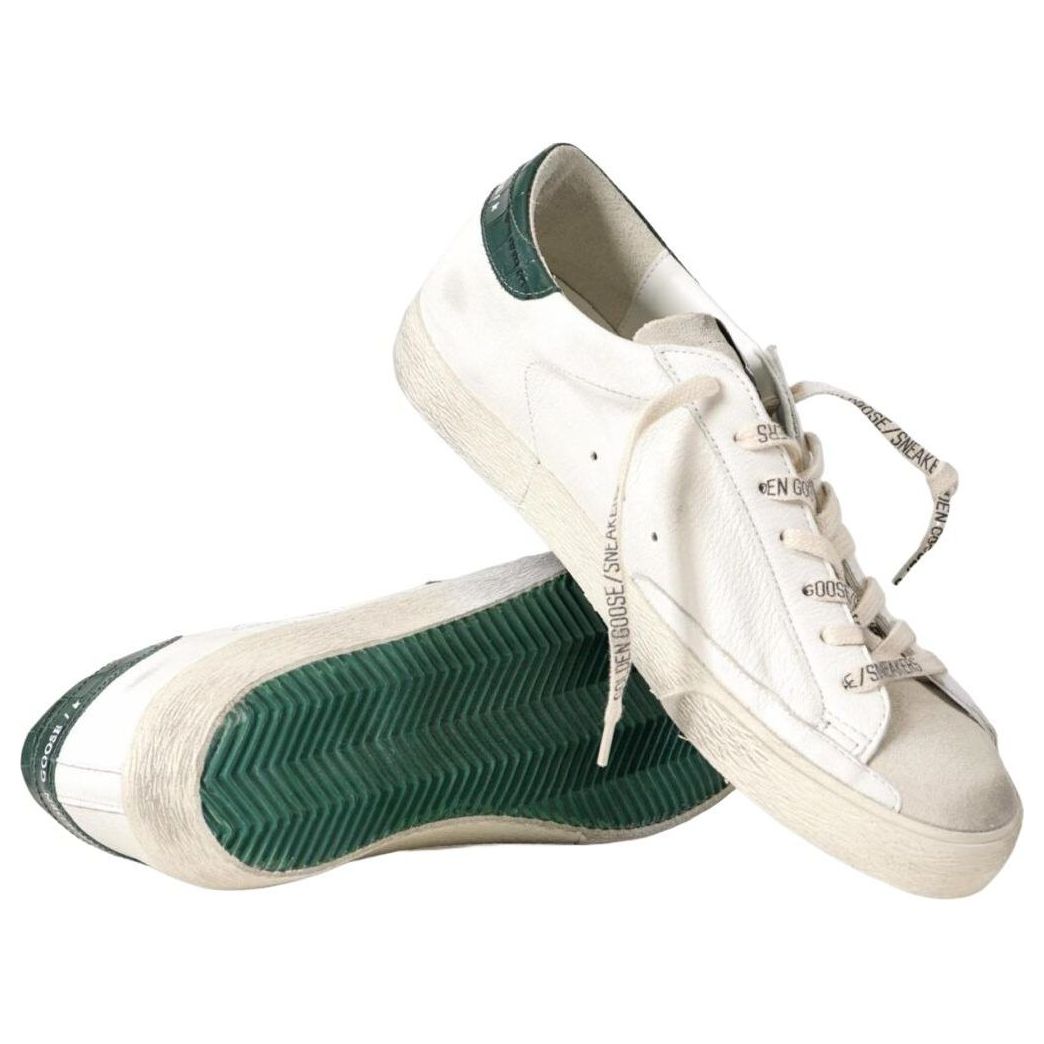 Golden Goose Super-Star ‘White Green’ GMF00101-F008113-10502