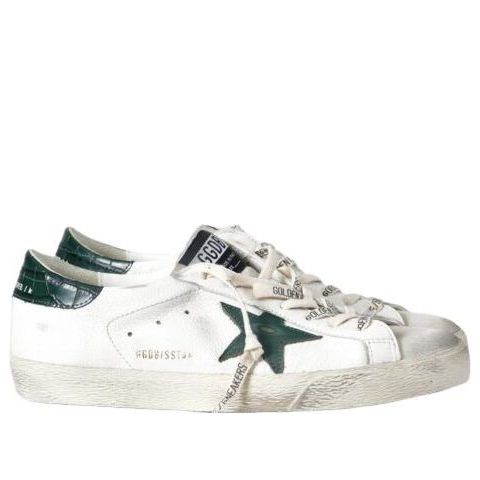 Golden Goose Super-Star ‘White Green’ GMF00101-F008113-10502