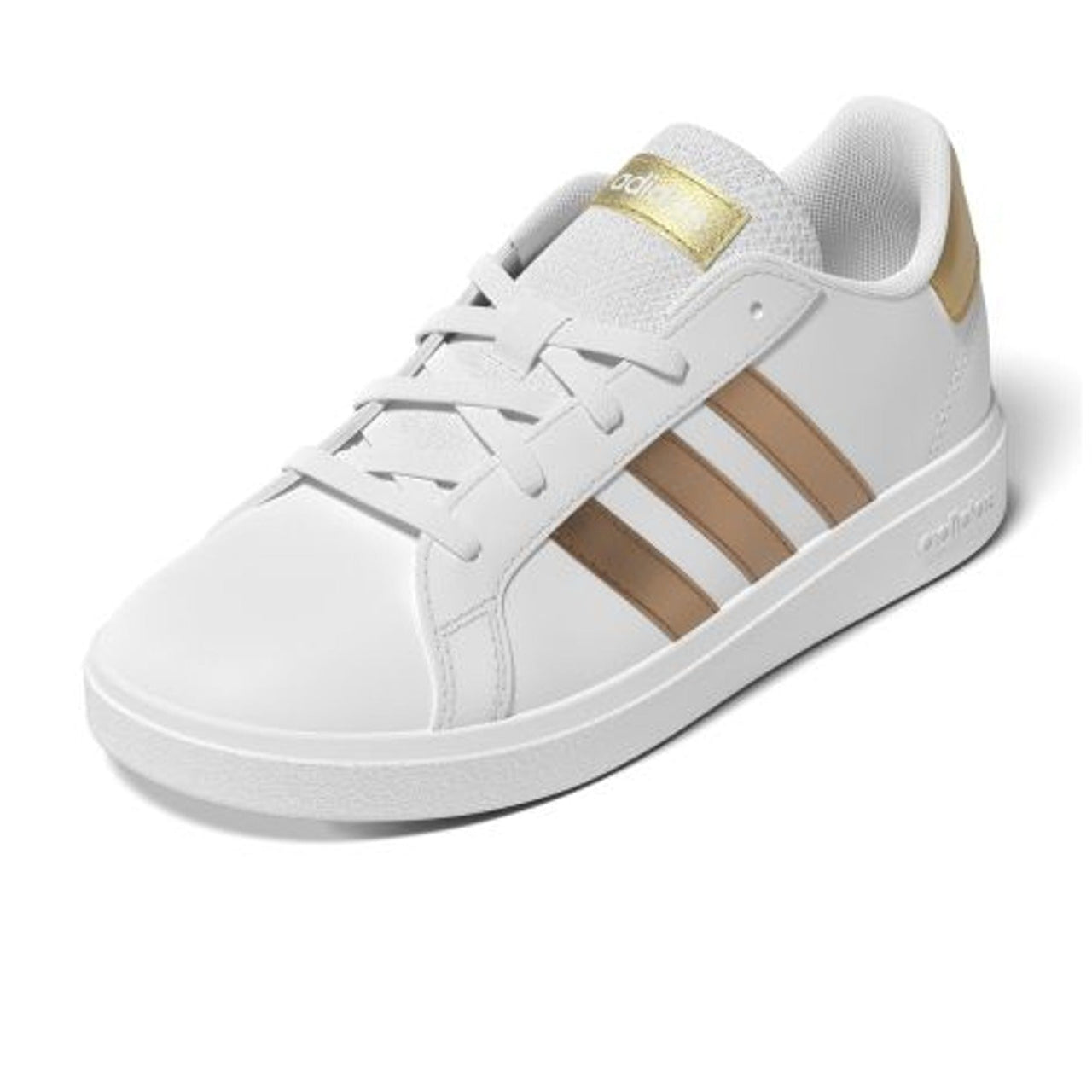 (GS) adidas Grand Court Sustainable Lace 'White Gold' GY2578