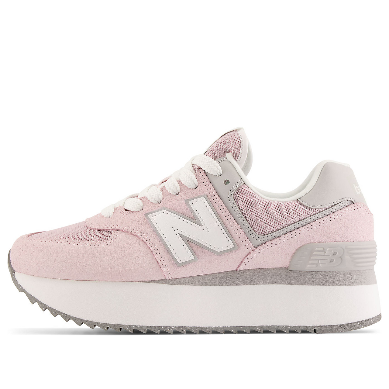 (WMNS) New Balance 574+ 'Pink White Gray' WL574ZSE