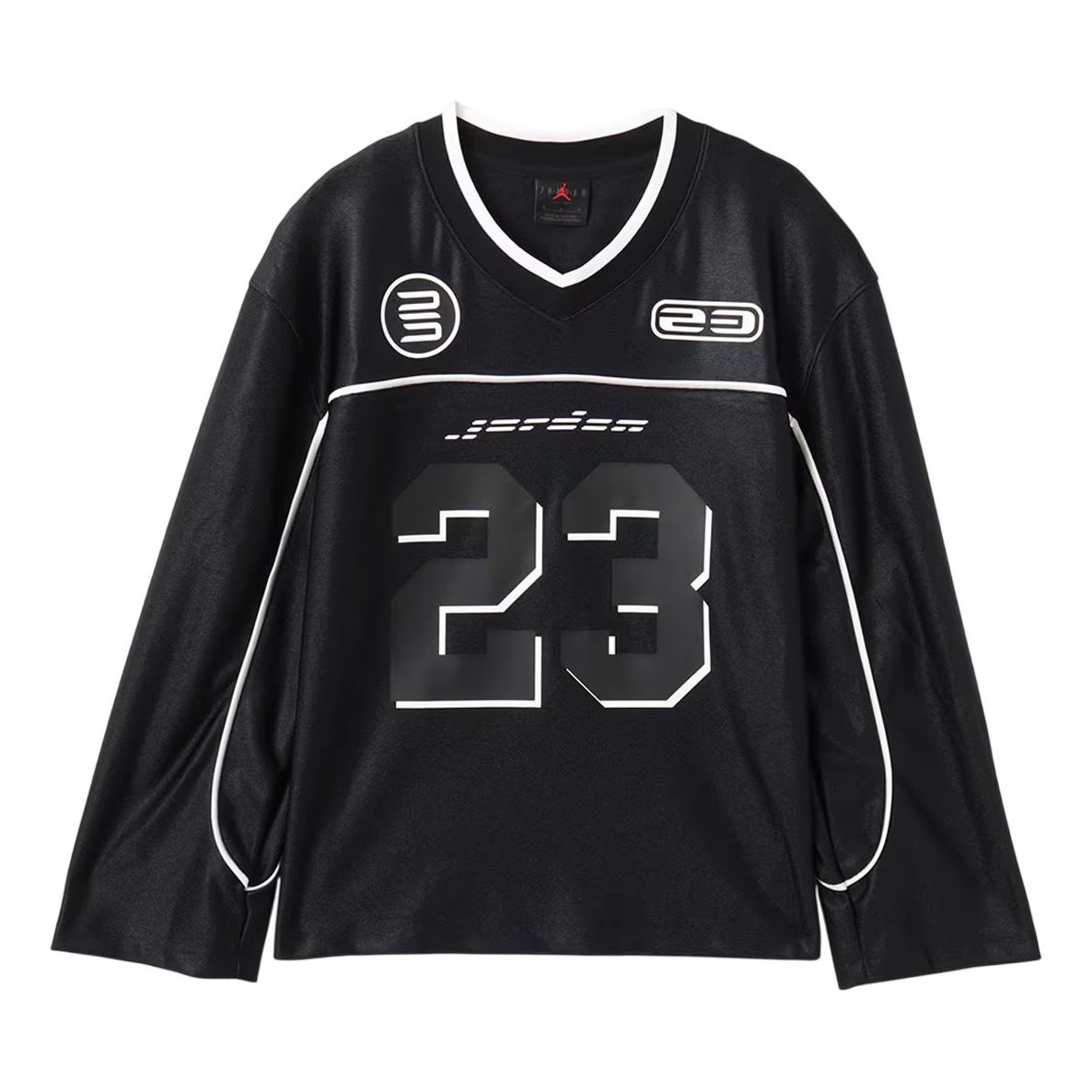 (WMNS) Air Jordan Long Sleeve Jersey Asia Sizing 'Black' HF9460-010