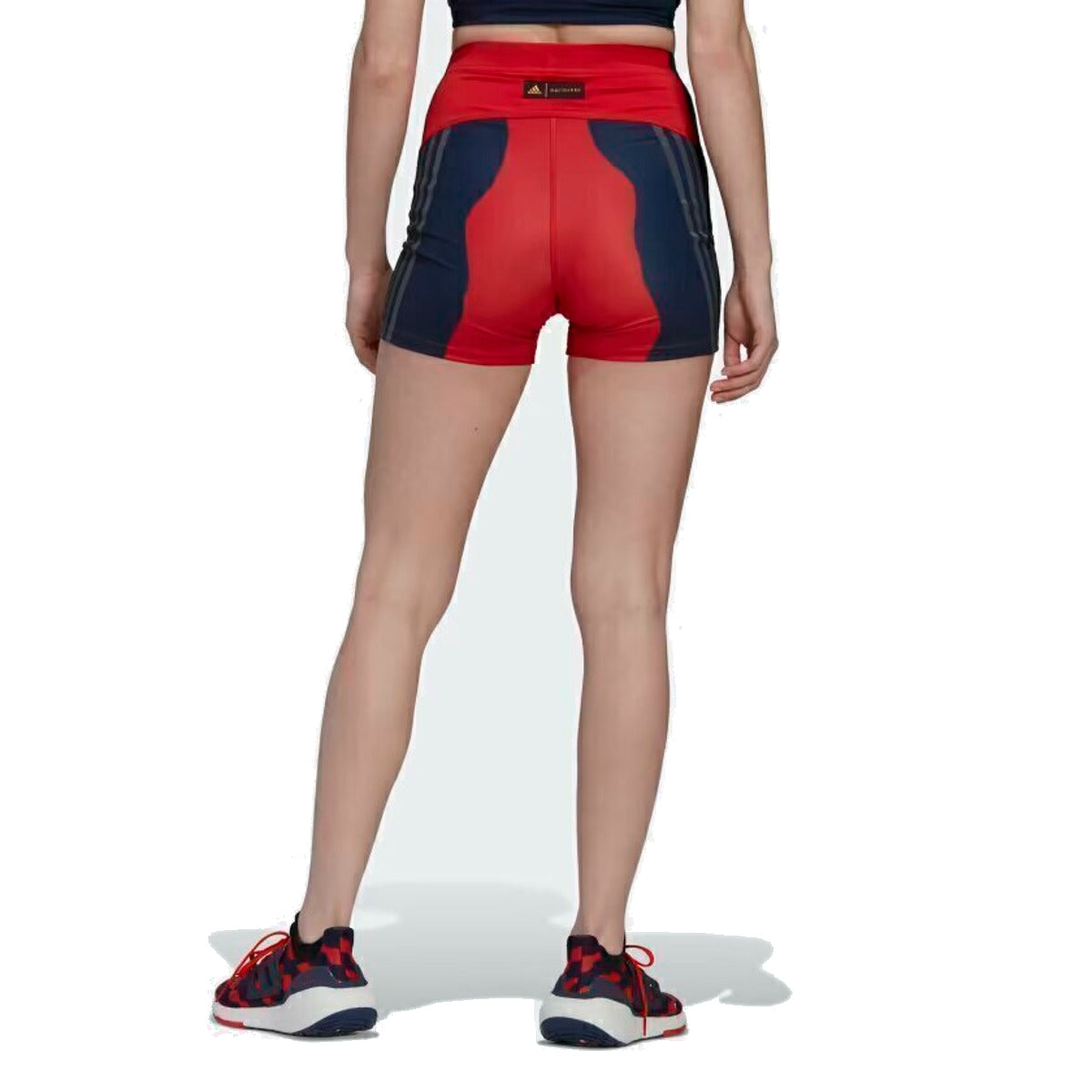 (WMNS) adidas x Marimekko Run Icons Bike Shorts Asia Sizing 'Red Navy' HH7321