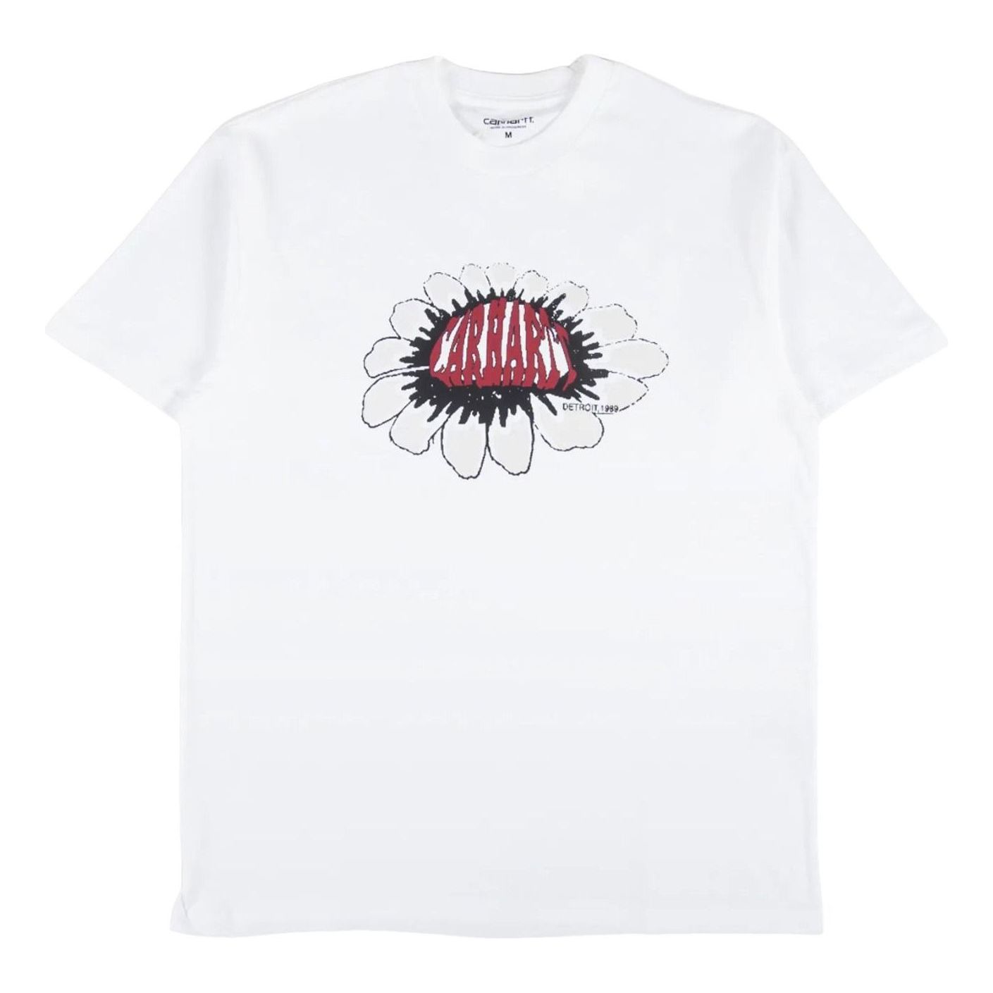 Carhartt WIP Pixel Flower Short Sleeve T-Shirt 'White' I033161-02-XX