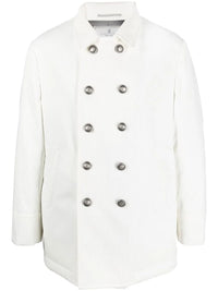 Brunello Cucinelli Caban Double-Breasted Corduroy Coat